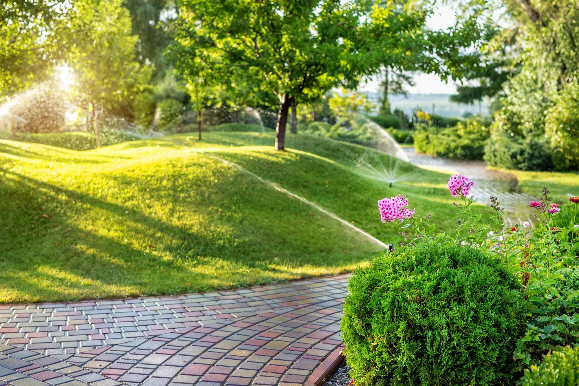 Sprinkler System Repair by Green Oaks Landscape